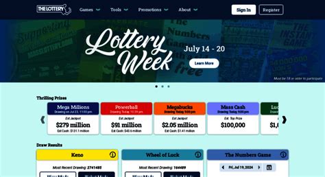 masslottery.com home
